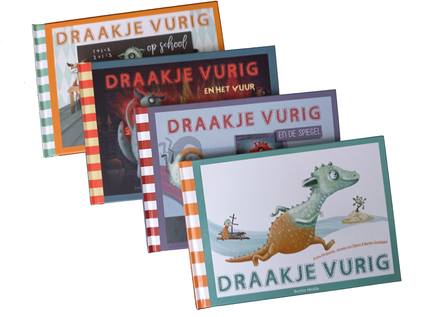 Draakje Vurig set 4 delen