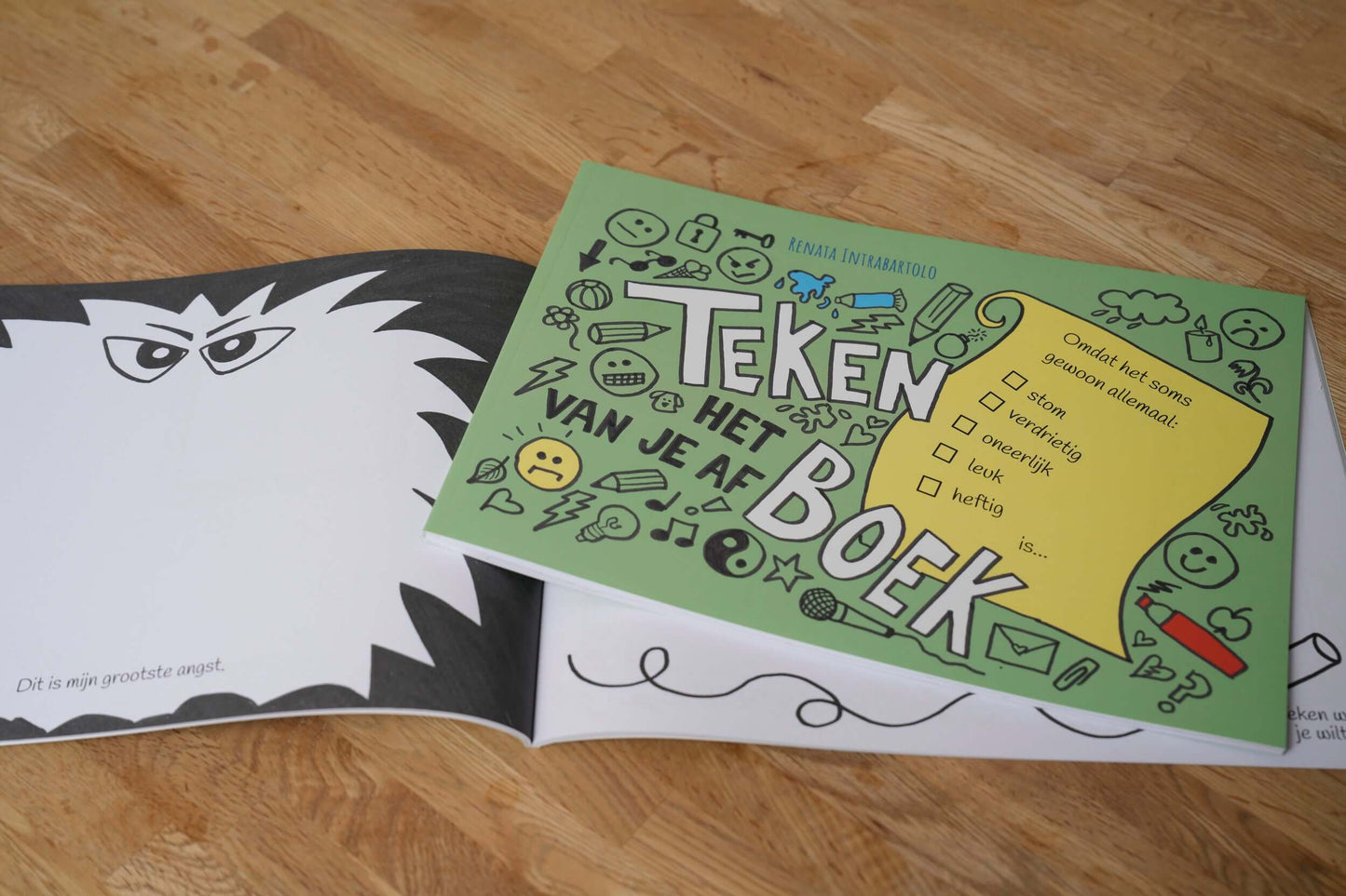 Teken het van je af boek - Voor kinderen van 4 tot 12 jaar