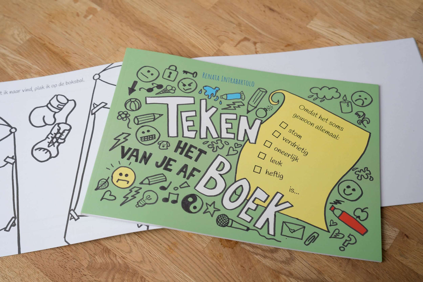 Teken het van je af boek - Voor kinderen van 4 tot 12 jaar