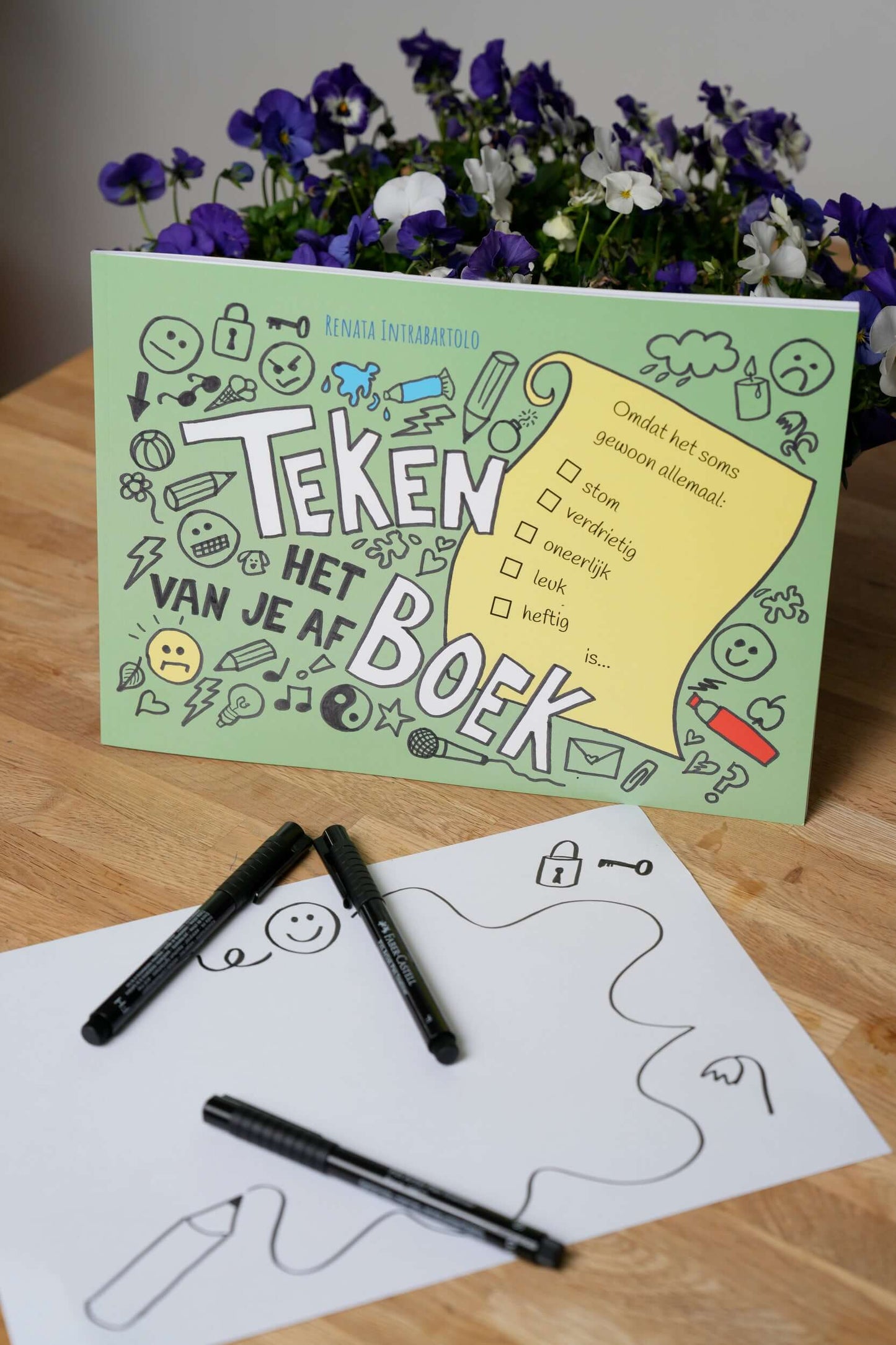 Teken het van je af boek - Voor kinderen van 4 tot 12 jaar