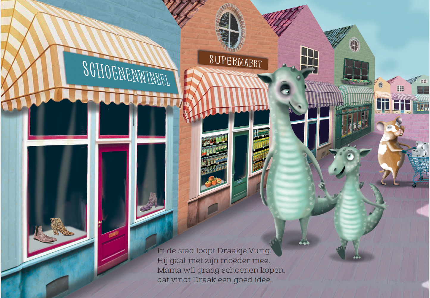 Draakje Vurig en de spiegel