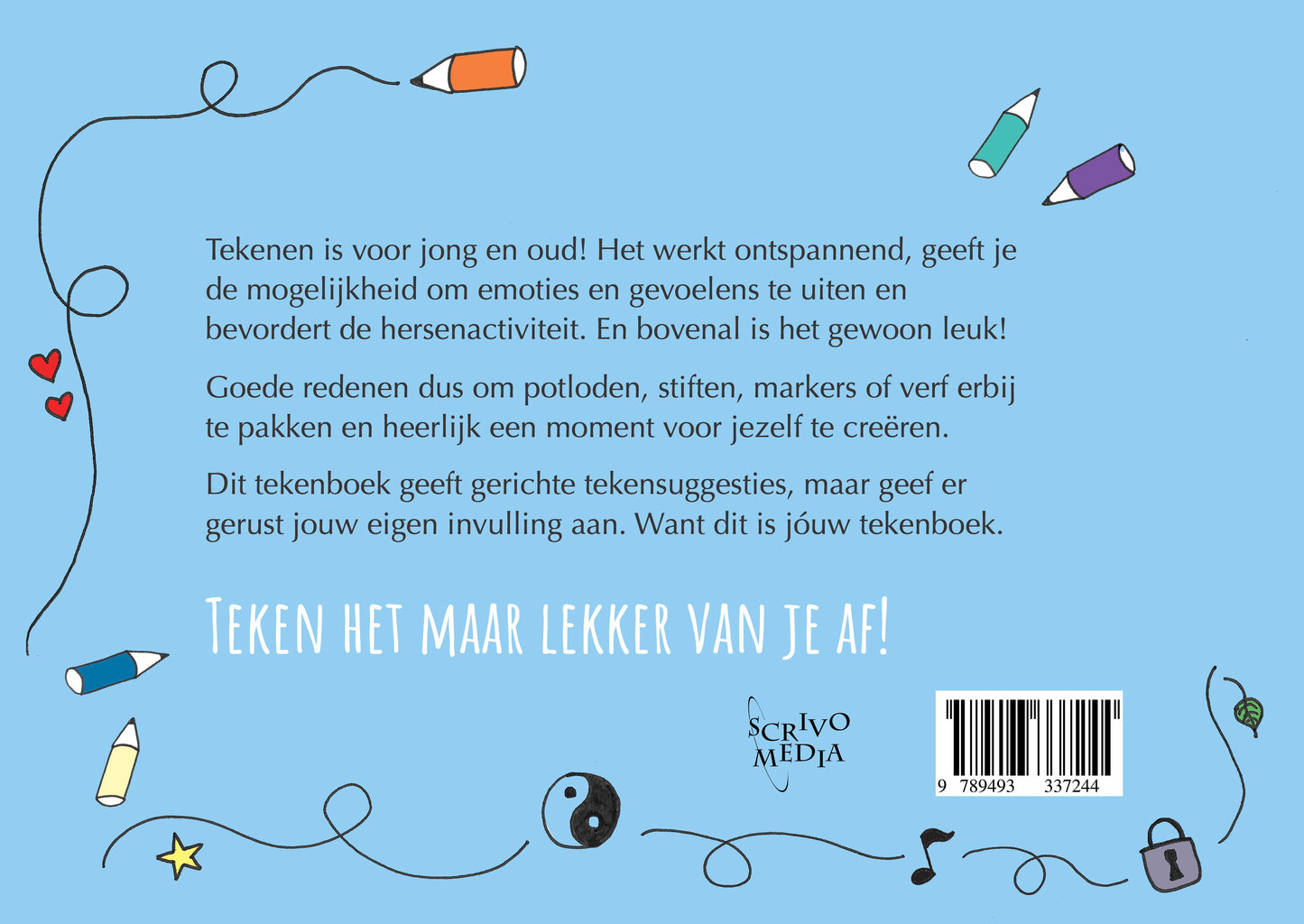 Teken het van je af boek - Deel 2 voor jongeren en volwassenen